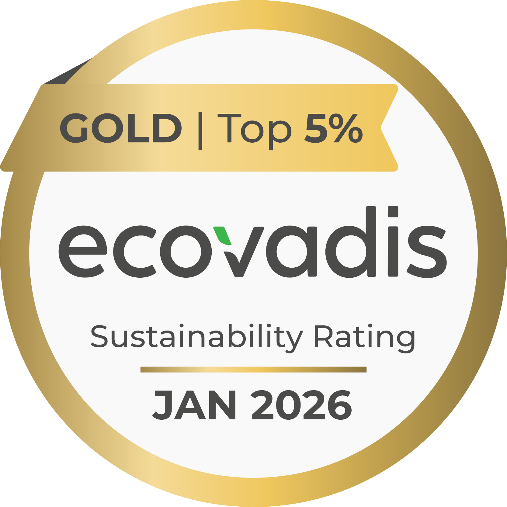 EcoVadis gold rating awarded to Icon Relocation in 2023